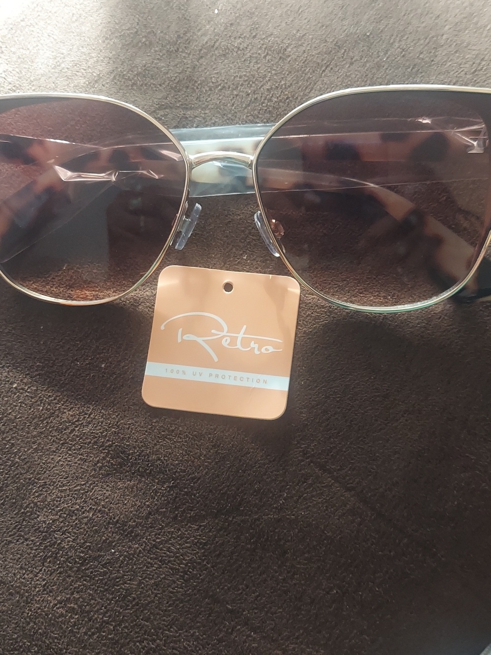 Original Retro Brand Women's Gold Frame Glasses